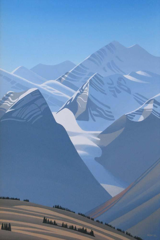 Mountains Wall Decal Design 2