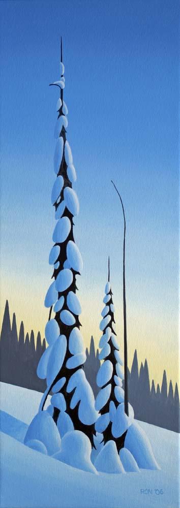 Winter Spruce Wall Decal