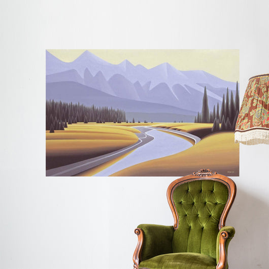 Kootenay River Dawn Wall Decal