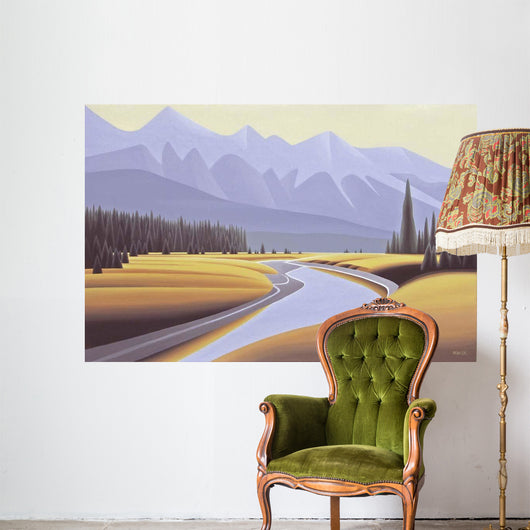 Kootenay River Dawn Wall Decal