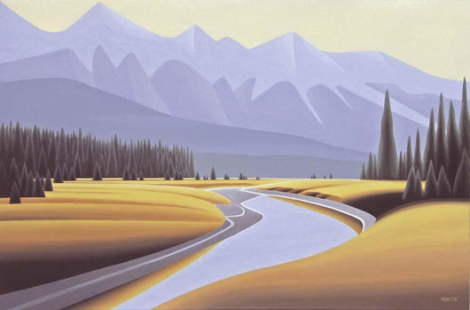 Kootenay River Dawn Wall Decal