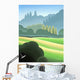 Autumn Poplars Wall Decal