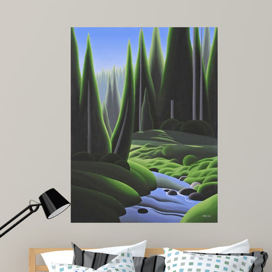 Alpine Summer Wall Decal Design 2