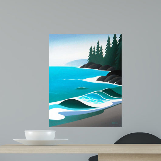 Waves Sand Wall Decal