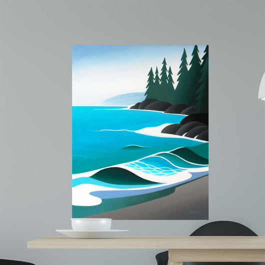 Waves Sand Wall Decal