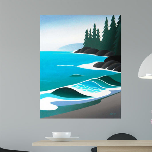 Waves Sand Wall Decal