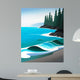 Waves Sand Wall Decal