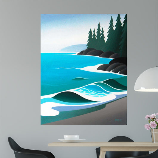 Waves Sand Wall Decal