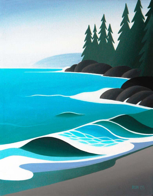 Waves Sand Wall Decal