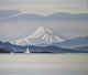 White Sail Wall Decal