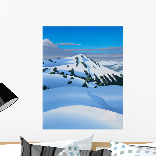 White Mountain Wall Decal