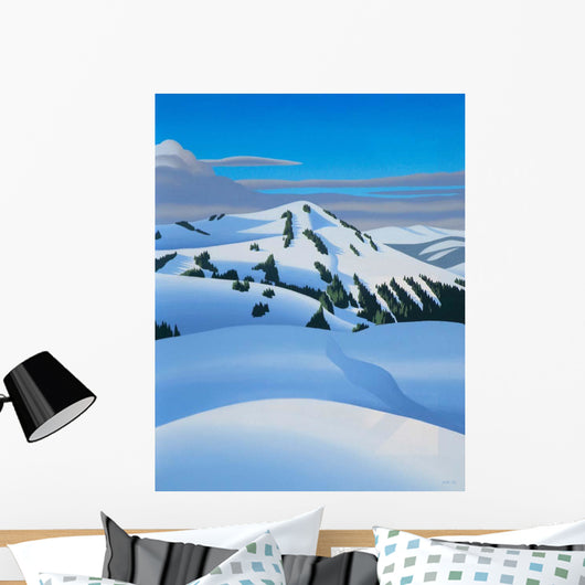 White Mountain Wall Decal