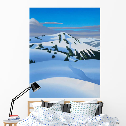White Mountain Wall Decal