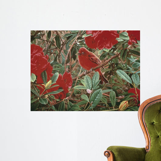 Summer Tanager Wall Decal