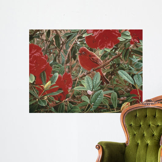 Summer Tanager Wall Decal