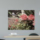 Rail Fence and Roses Wall Decal