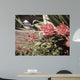 Rail Fence and Roses Wall Decal
