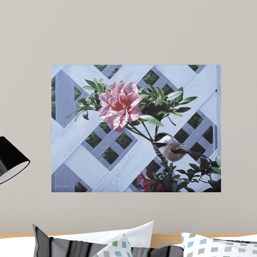 White Lattice Wall Decal