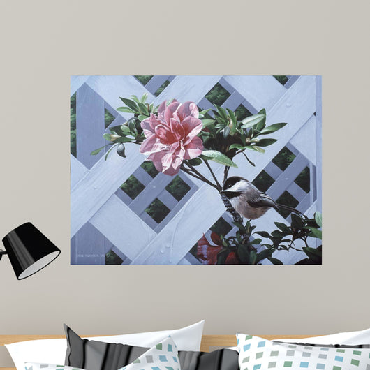 White Lattice Wall Decal