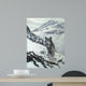 Winter Crossing - Wolf Wall Mural