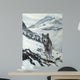 Winter Crossing - Wolf Wall Mural