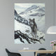 Winter Crossing - Wolf Wall Mural