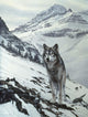 Winter Crossing - Wolf Wall Mural