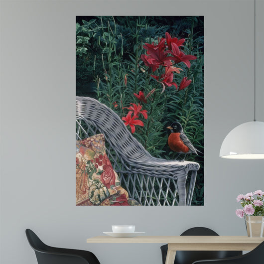 Wicker Chair Wall Decal