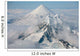 Aerial Shishaldin Volcano with Wall Decal Design 3