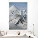 Aerial Shishaldin Volcano Wall Decal Design 2