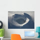 Aerial Frozen Lake Summit Wall Decal