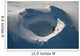 Aerial Frozen Lake Summit Wall Decal