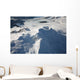 Aerial Glaciated Mount Douglas Wall Decal