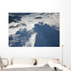 Aerial Glaciated Mount Douglas Wall Decal