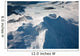 Aerial Glaciated Mount Douglas Wall Decal