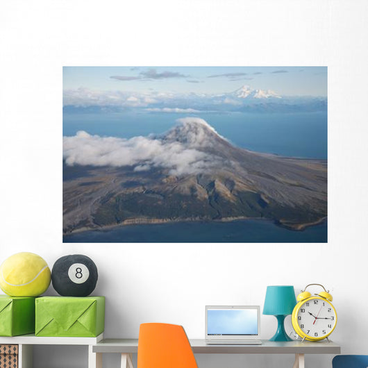 Aerial Image Mount St Wall Decal Design 2