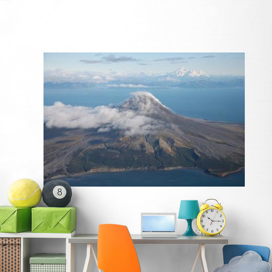 Aerial Image Mount St Wall Decal Design 2