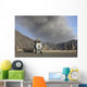 Ash Cloud Passing over Wall Decal