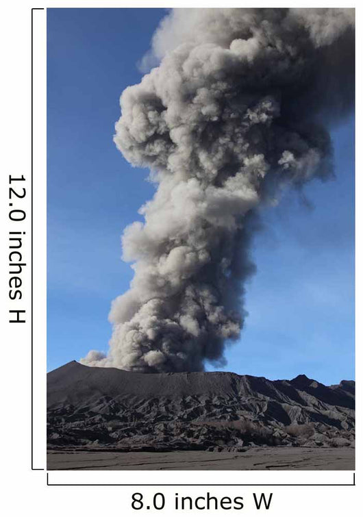 Eruption Ash Cloud from Wall Decal Design 8