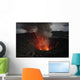 Strombolian Eruption Mount Bromo Wall Decal Design 3