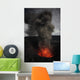 Strombolian Eruption Mount Bromo Wall Decal Design 2