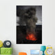 Strombolian Eruption Mount Bromo Wall Decal Design 2