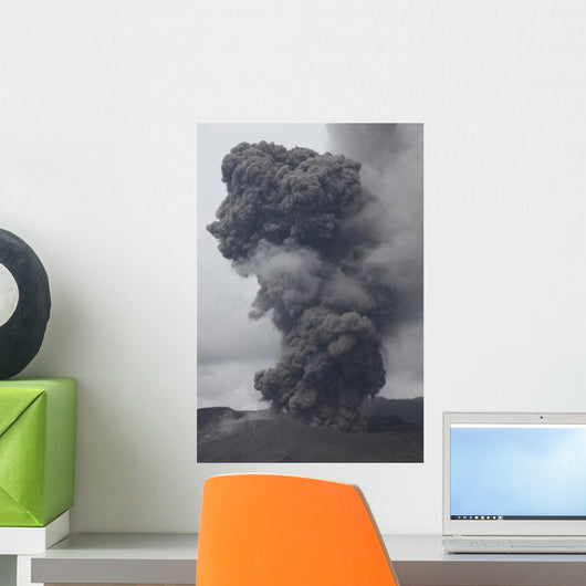 Explosive Eruption Forming Ash Wall Decal