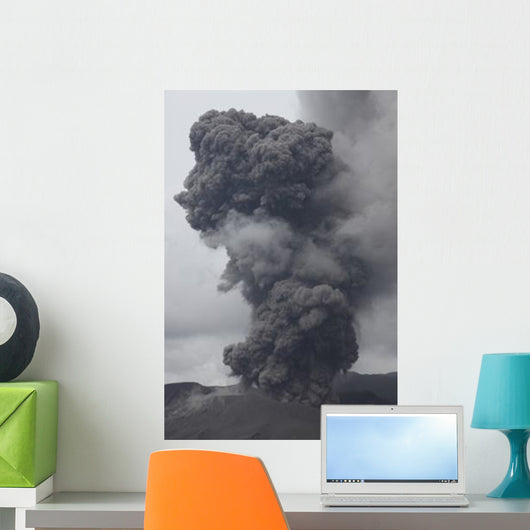 Explosive Eruption Forming Ash Wall Decal