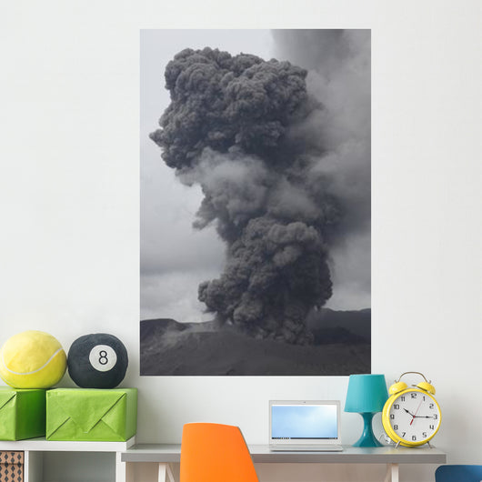 Explosive Eruption Forming Ash Wall Decal