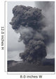 Explosive Eruption Forming Ash Wall Decal