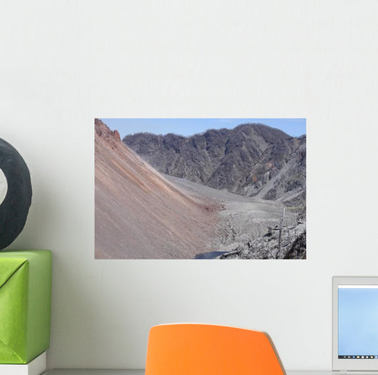 Lava Dome Rising from Wall Decal