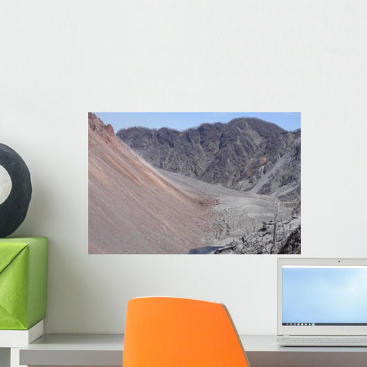 Lava Dome Rising from Wall Decal