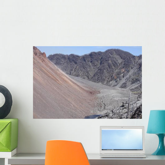 Lava Dome Rising from Wall Decal
