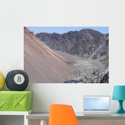 Lava Dome Rising from Wall Decal